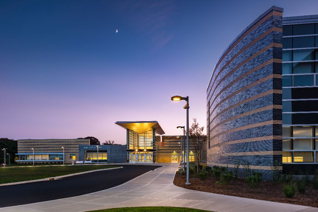 Modern school building